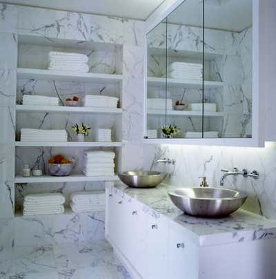 Contemporary Apartment Bathroom. Penthouse Apartment for Michael Kors by Glenn Gissler Design.