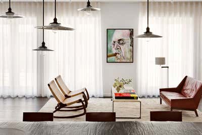  Modern Apartment Dining Room. Private Residence in SoHo, NY by Shamir Shah Design.
