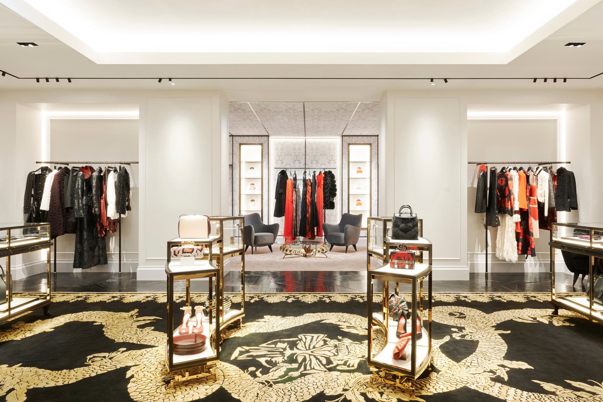 Alexander McQueen's London flagship store reopens after an overhaul by  David Collins Studio