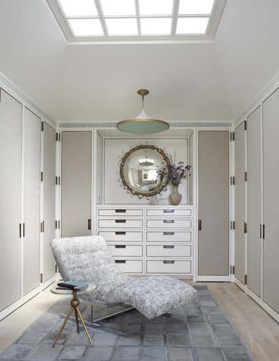 Modern Beach House Storage Room and Closet. Long Island Beachfront Hideaway by Cullman & Kravis Inc..