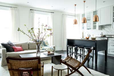  Organic Apartment Living Room. Greenwich Village Apartment by Katie Martinez Design.