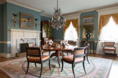  Traditional English Country Family Home Dining Room. Delaware House by Brockschmidt & Coleman LLC.