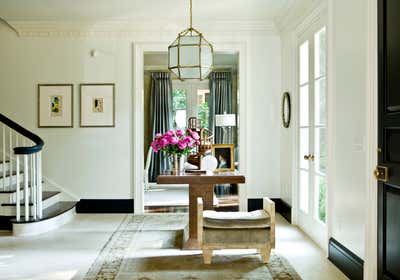  Regency Entry and Hall. At Home by Suzanne Kasler Interiors.
