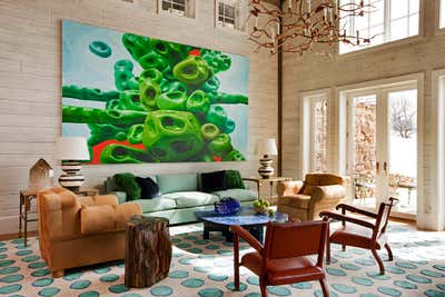  Vacation Home Living Room. Aspen by Frank de Biasi Interiors.