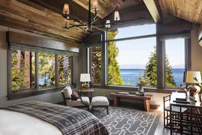  Rustic Vacation Home Bedroom. Lake Tahoe by Jeff Andrews - Design.