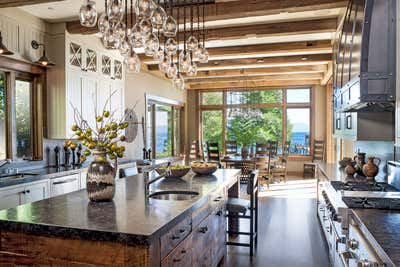  Rustic Vacation Home Kitchen. Lake Tahoe by Jeff Andrews - Design.