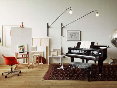  Scandinavian Apartment Living Room. VitraHaus by Studioilse.