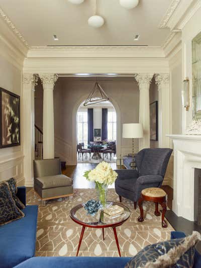  Traditional Family Home Living Room. Italianate Townhouse by Peter Pennoyer Architects.