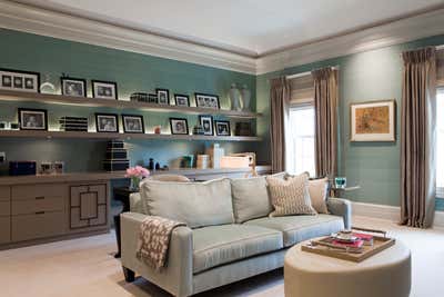  Traditional Family Home Office and Study. Greenwich by Taylor Howes.