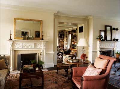  Traditional Country House Living Room. Willow Grace Farm by G. P. Schafer Architect.