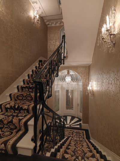  Traditional Family Home Entry and Hall. 105 Eaton Square by Argent Design.