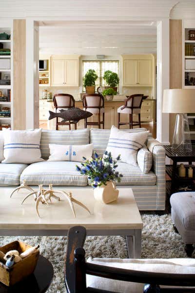  Traditional Family Home Living Room. Manhattan Beach by Burnham Design.