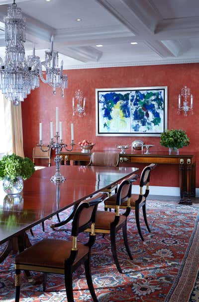  Traditional Apartment Dining Room. Park Avenue Penthouse Duplex by Cullman & Kravis Inc..