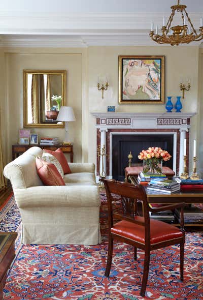  Traditional Apartment Living Room. Park Avenue Penthouse Duplex by Cullman & Kravis Inc..