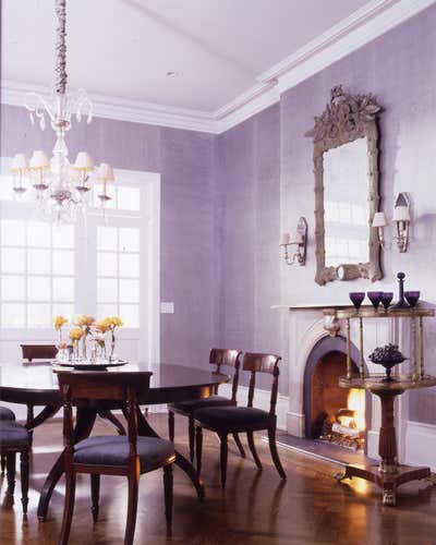  Traditional Family Home Dining Room. NYC Townhouse by Fox-Nahem Associates.