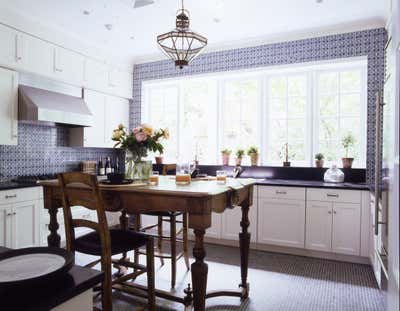 Traditional Family Home Kitchen. NYC Townhouse by Fox-Nahem Associates.