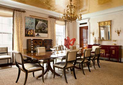  Transitional Apartment Dining Room. Glamorous Park Avenue Apartment by Cullman & Kravis Inc..