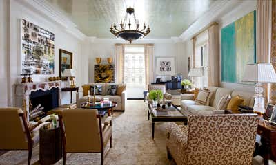  Transitional Apartment Living Room. Glamorous Park Avenue Apartment by Cullman & Kravis Inc..