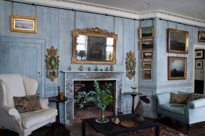  Victorian Living Room.  Charles II Period Townhouse by Riviere Interiors.