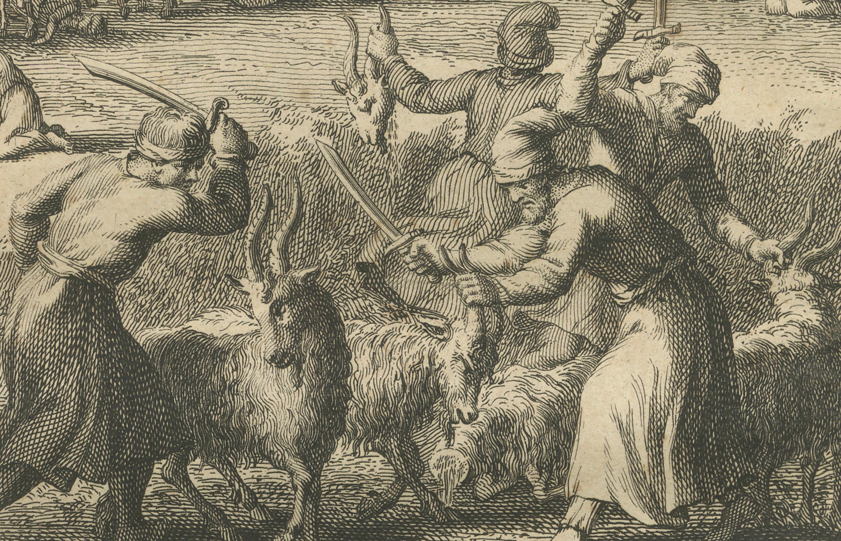 Procession du Ganga et fête de Huly - Gravure ancienne de l'Inde du XVIIIe siècle en vente 1
