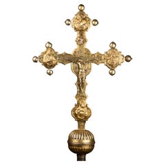 Used Processionnal cross, 15th century Lombardy, Italy