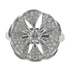 Products Bulgari Diva's Dream Diamond White Gold Flower Ring 128770