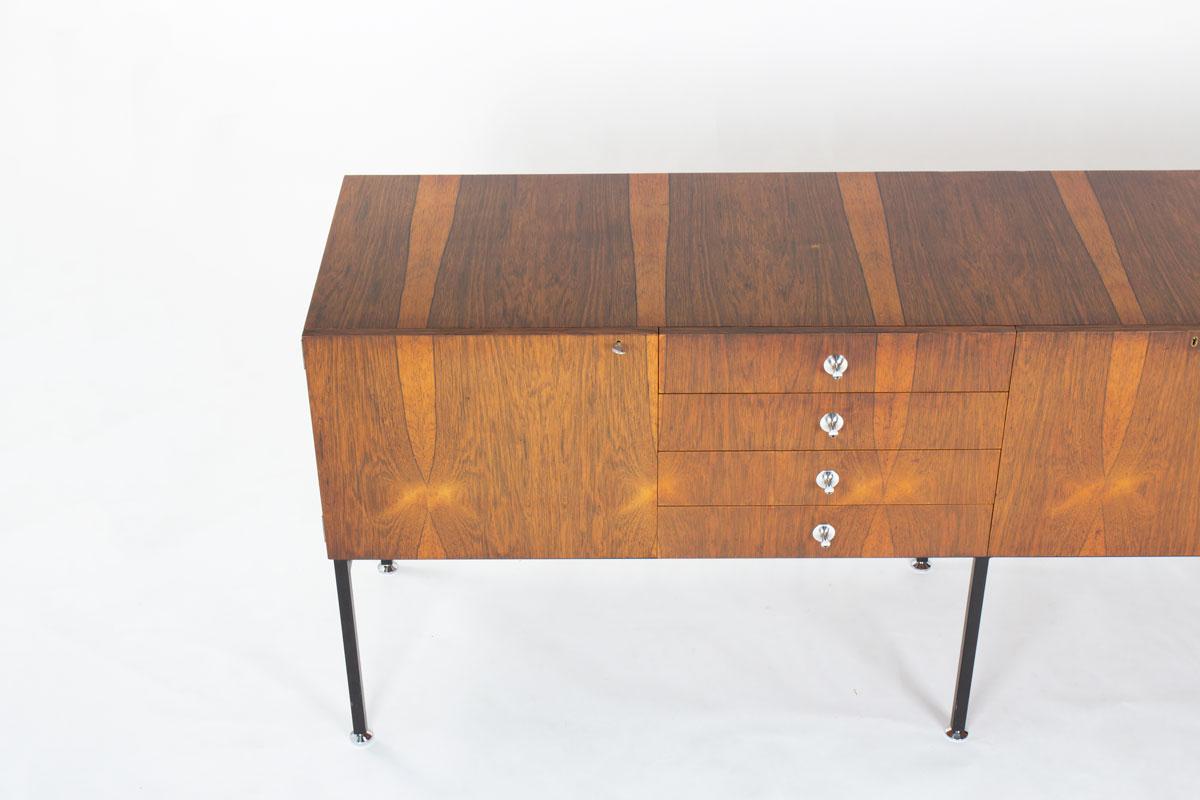 Produits Alain Richard Buffet en bois de rose - Série 800 pour Meuble TV, France, 19 en vente 1