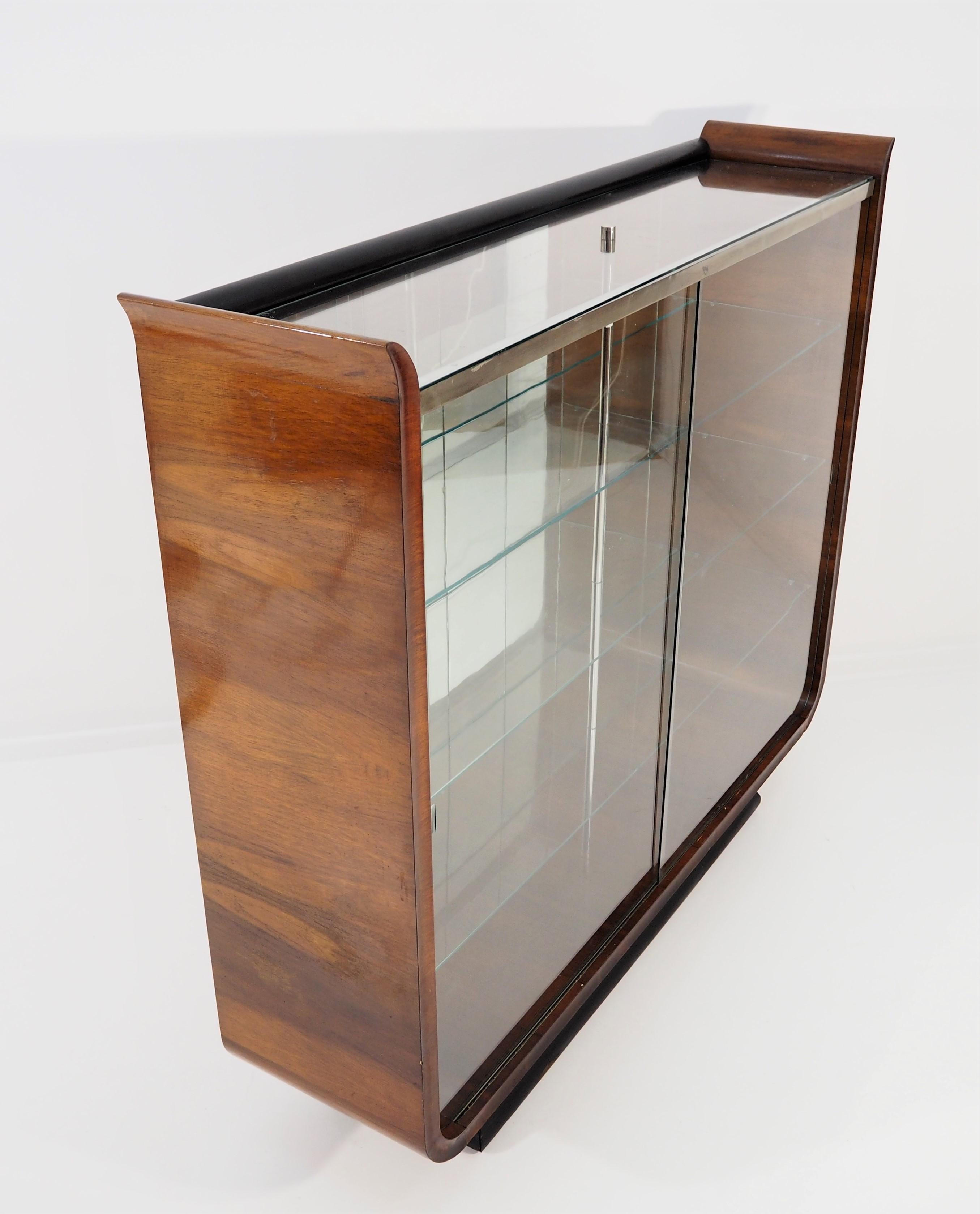Produkte Art Deco Tulip Display Cabinet by J. Halabala for UP Zavody, 1930s For Sale 3
