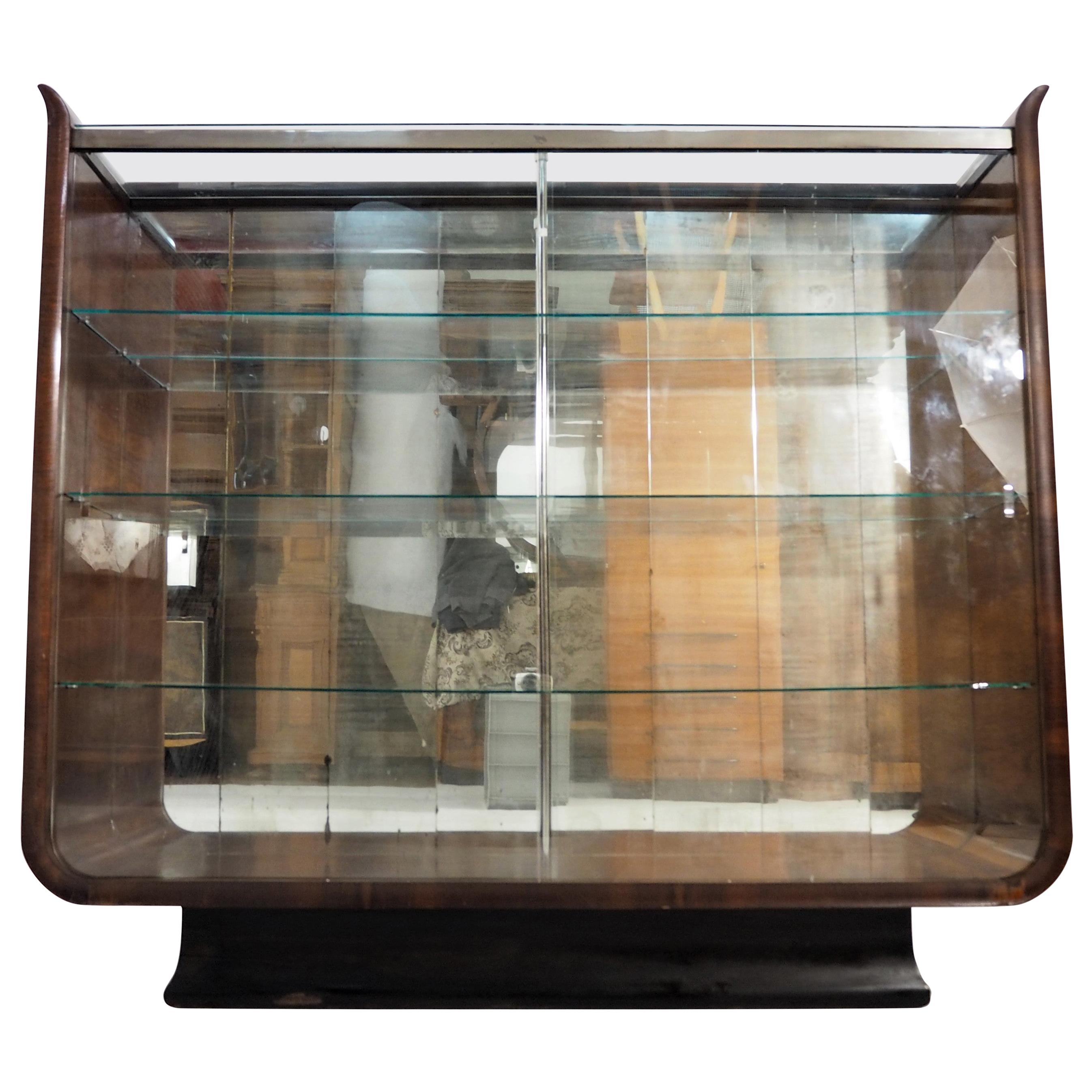 Produkte Art Deco Tulip Display Cabinet by J. Halabala for UP Zavody, 1930s For Sale