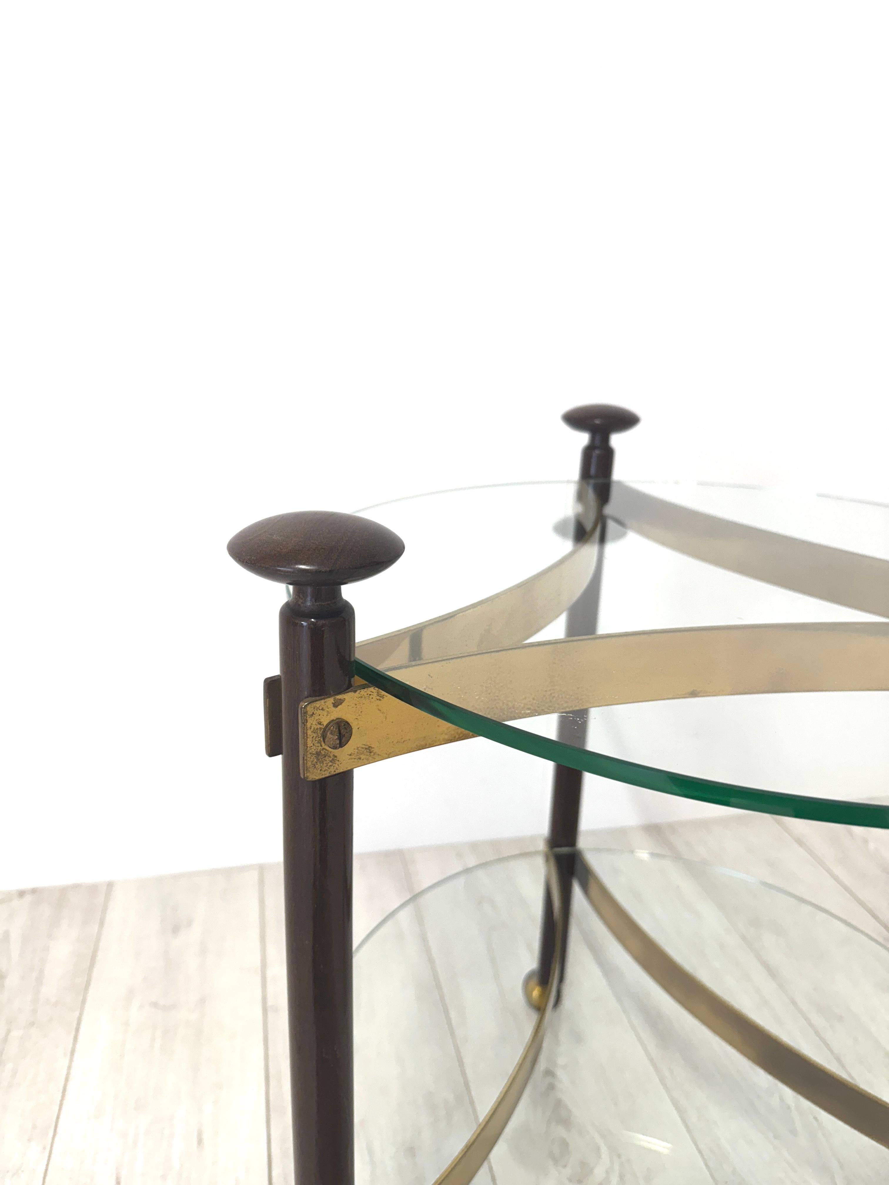 Production italienne, Chariot / Table d'appoint, années 1960 en vente 5