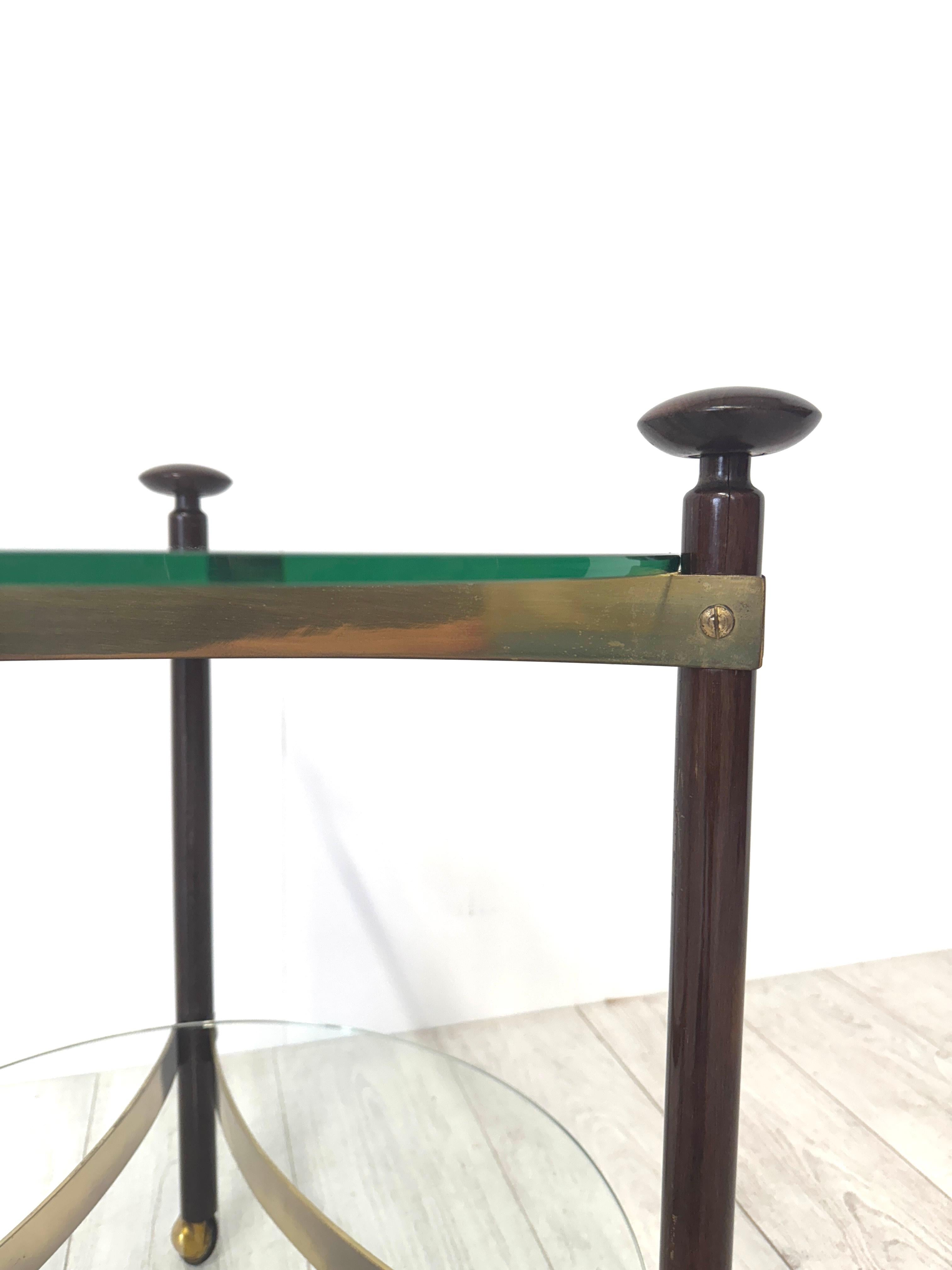 Production italienne, Chariot / Table d'appoint, années 1960 en vente 6