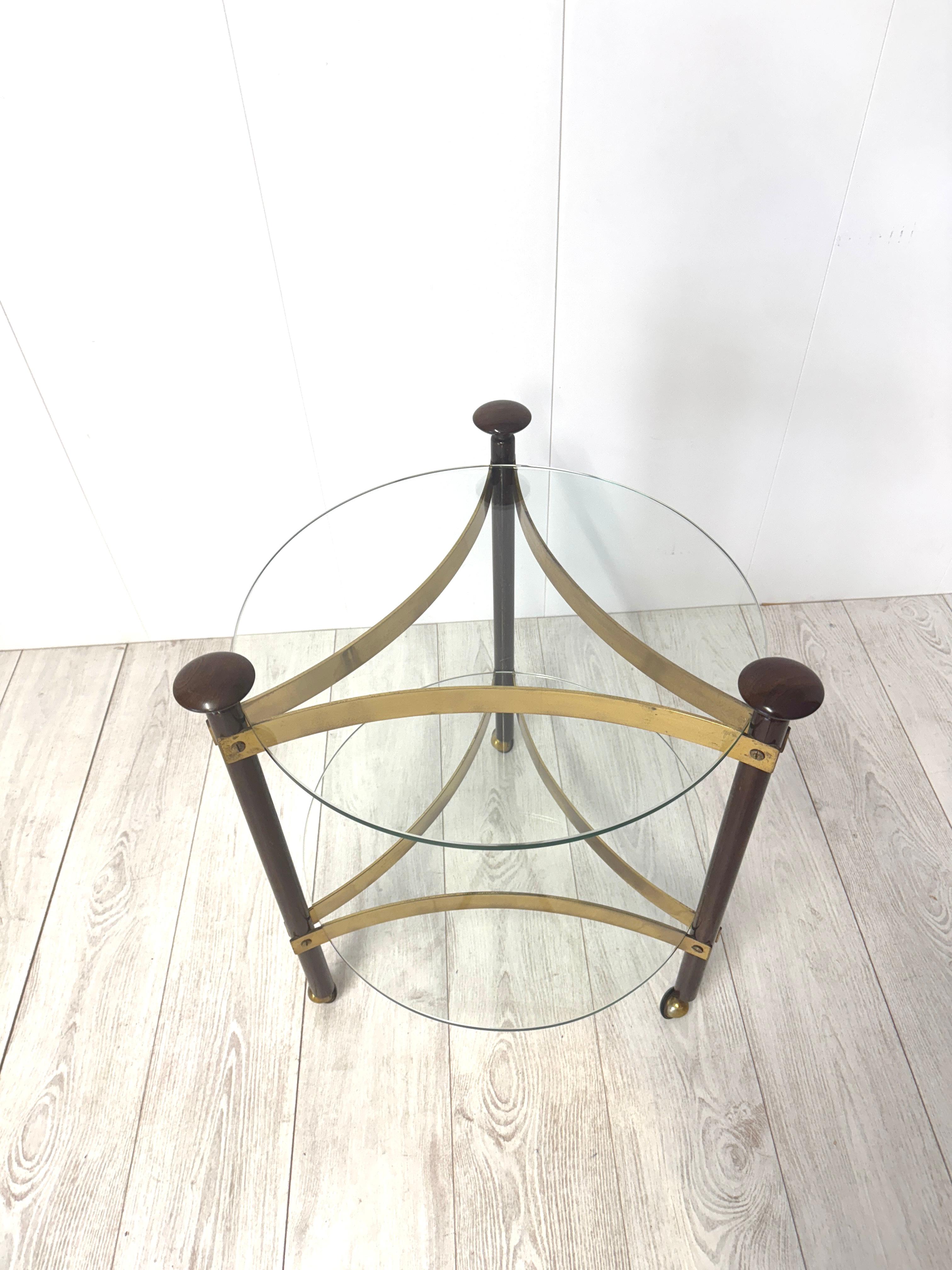 Production italienne, Chariot / Table d'appoint, années 1960 en vente 4