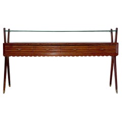 Produzione italiana, Consolle in legno, anni '50