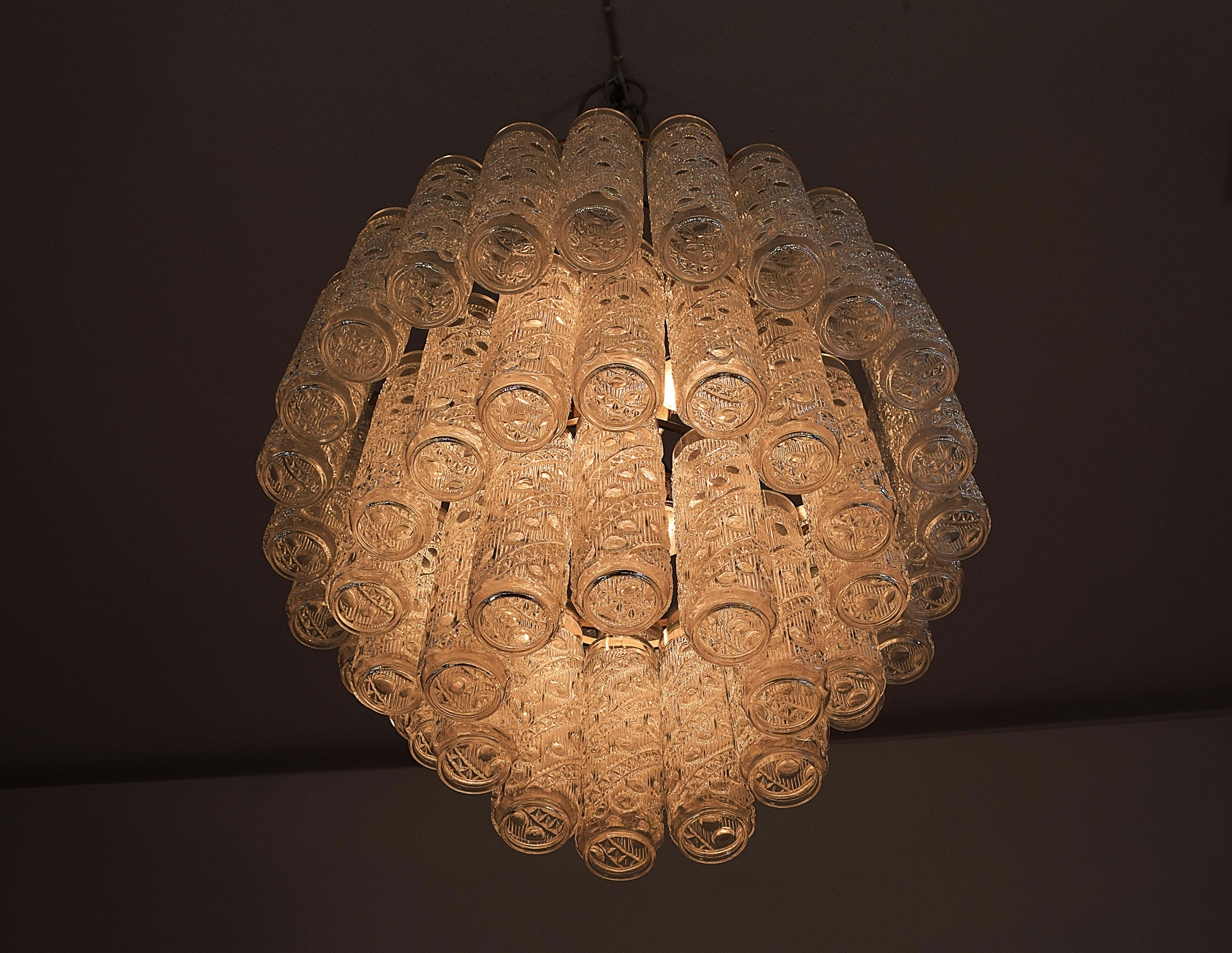 Italian Production - Chandelier , 1960 For Sale 7