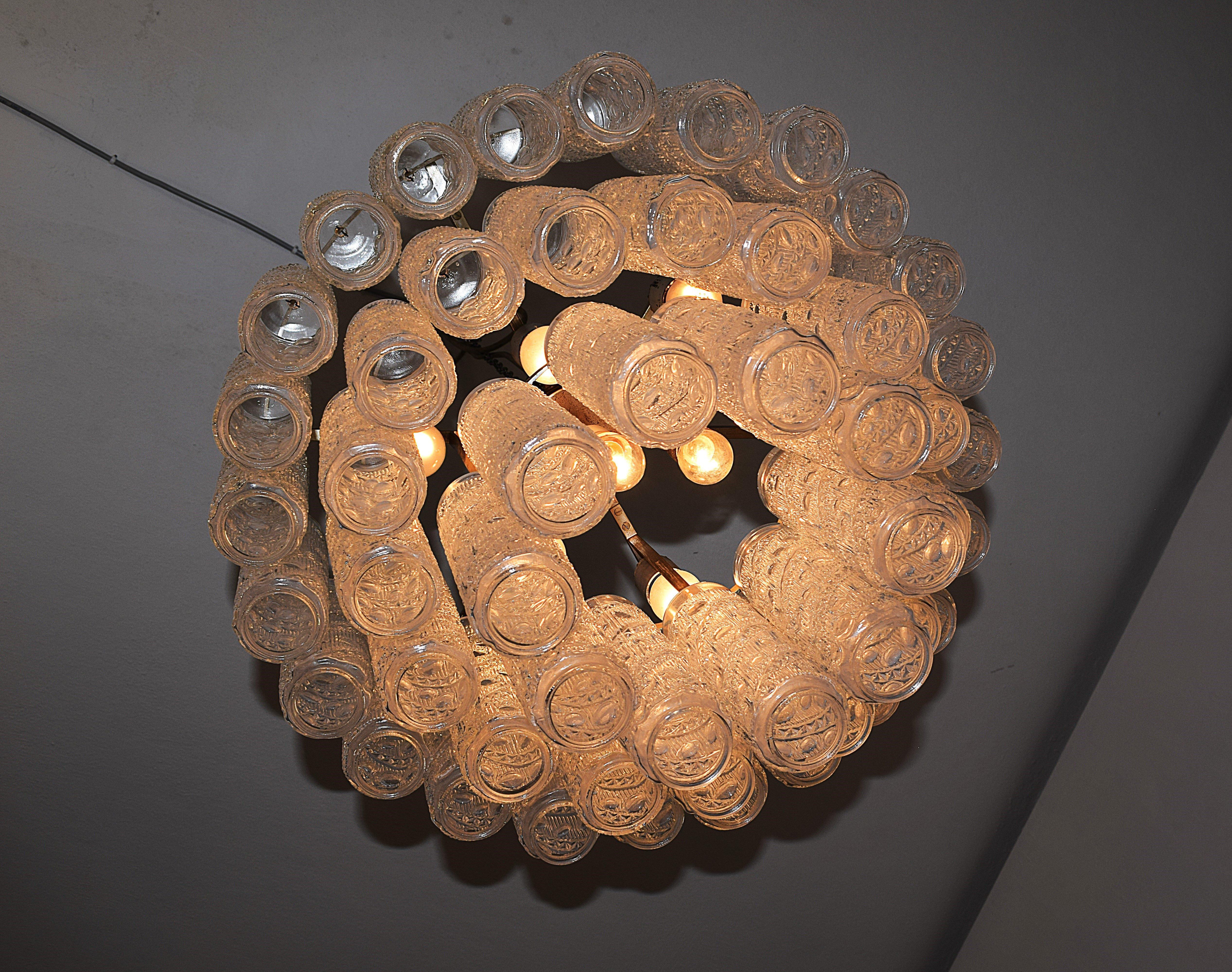 Italian Production - Chandelier , 1960 For Sale 8