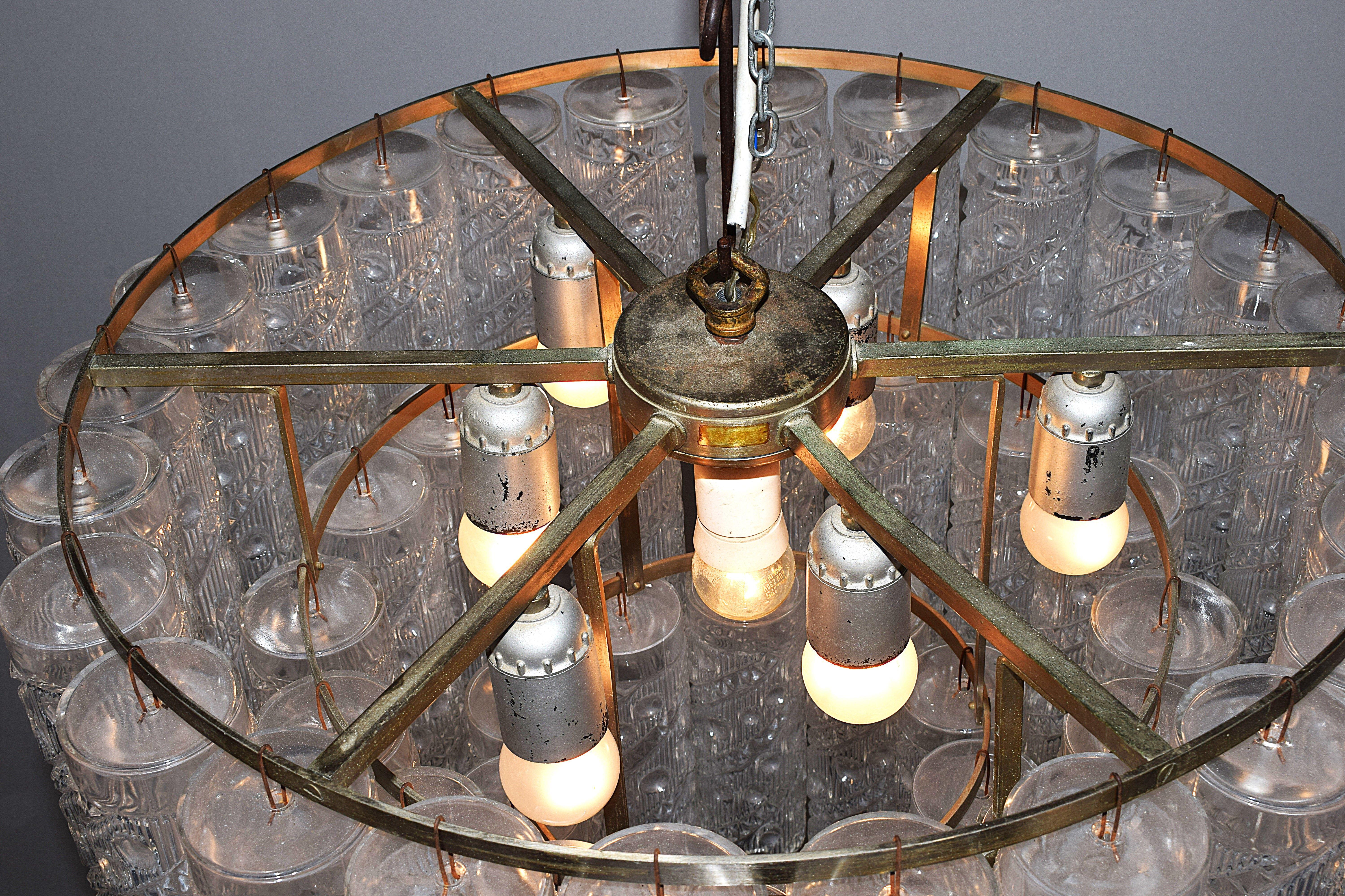 Italian Production - Chandelier , 1960 For Sale 11