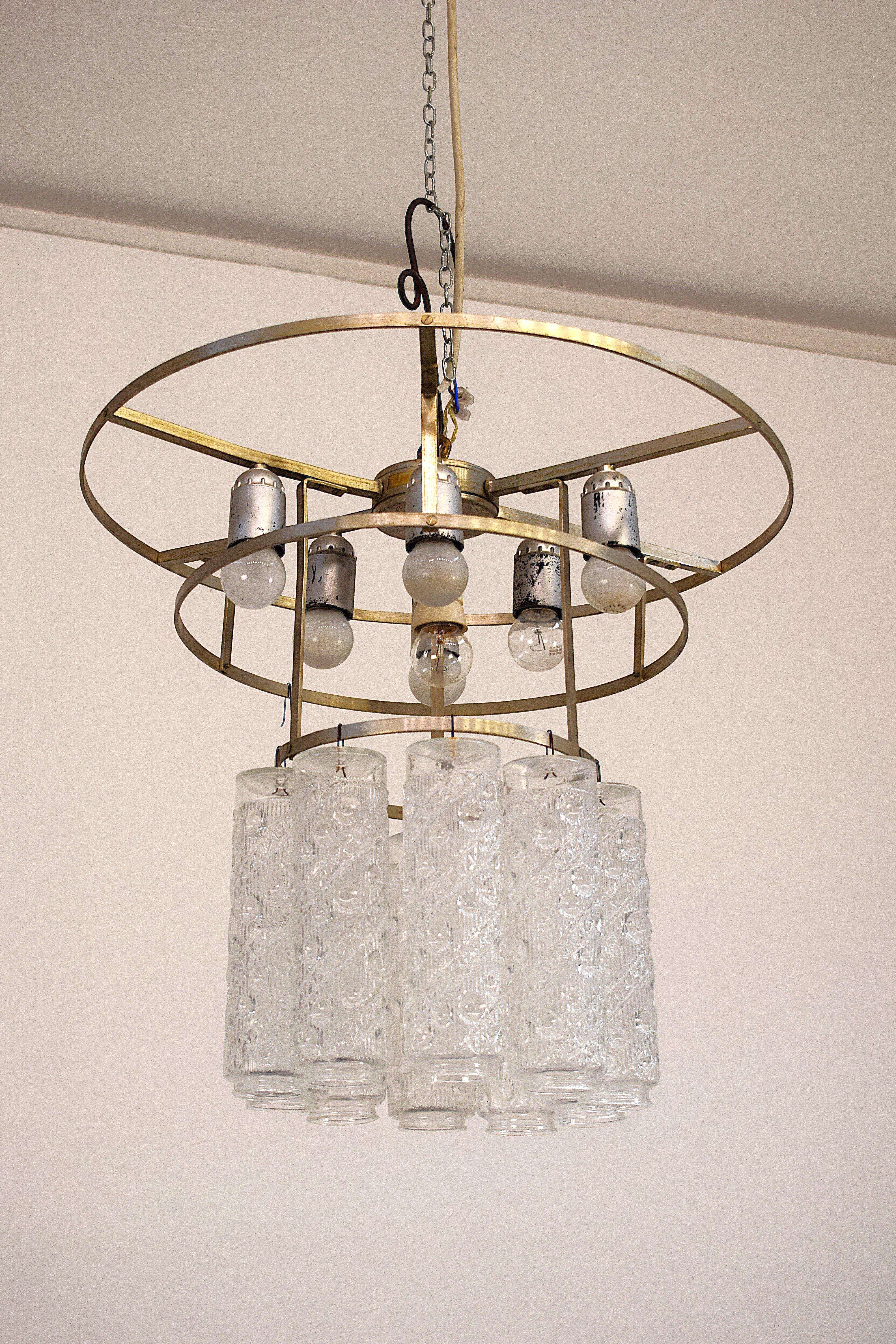 Italian Production - Chandelier , 1960 For Sale 14