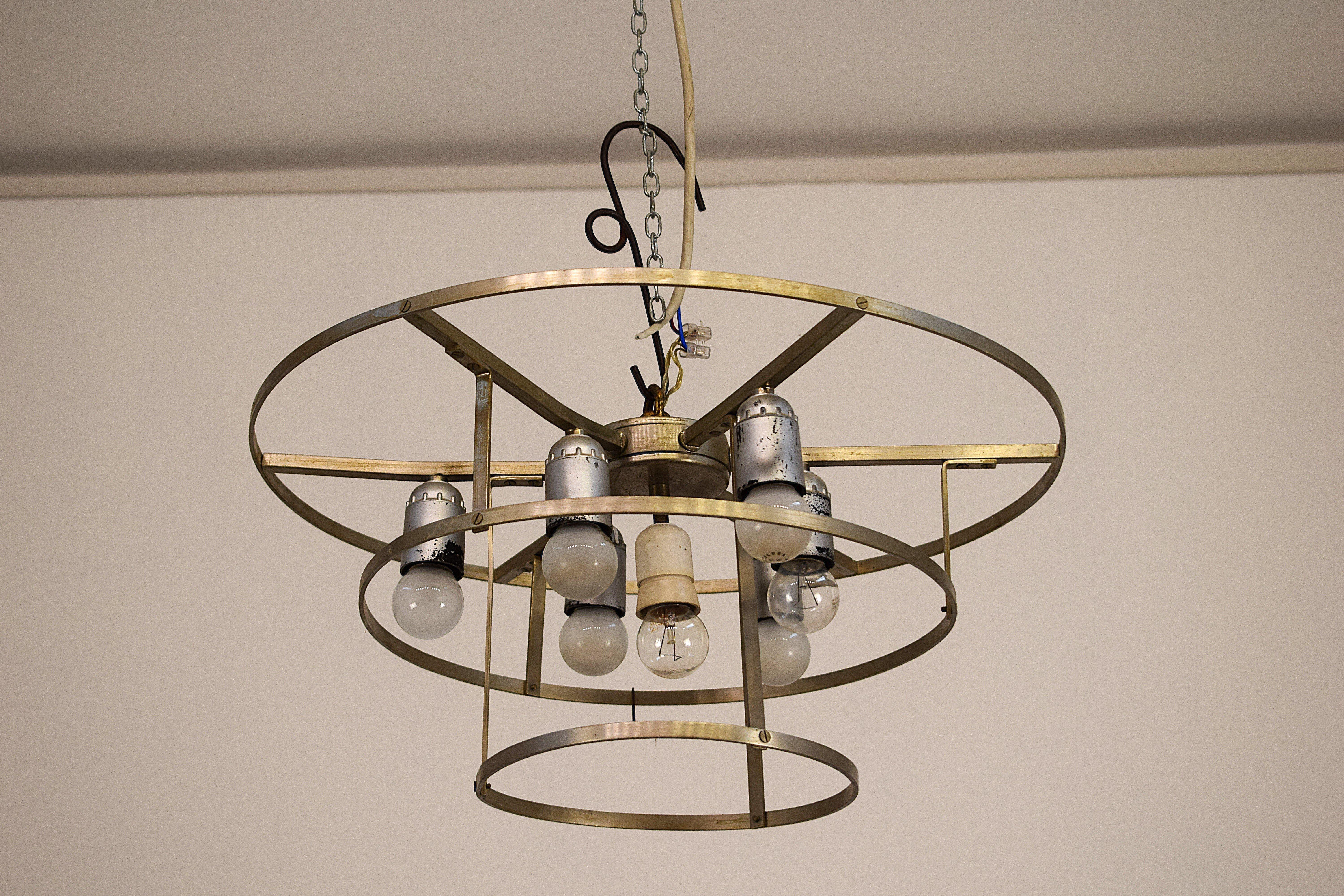 Italian Production - Chandelier , 1960 For Sale 15