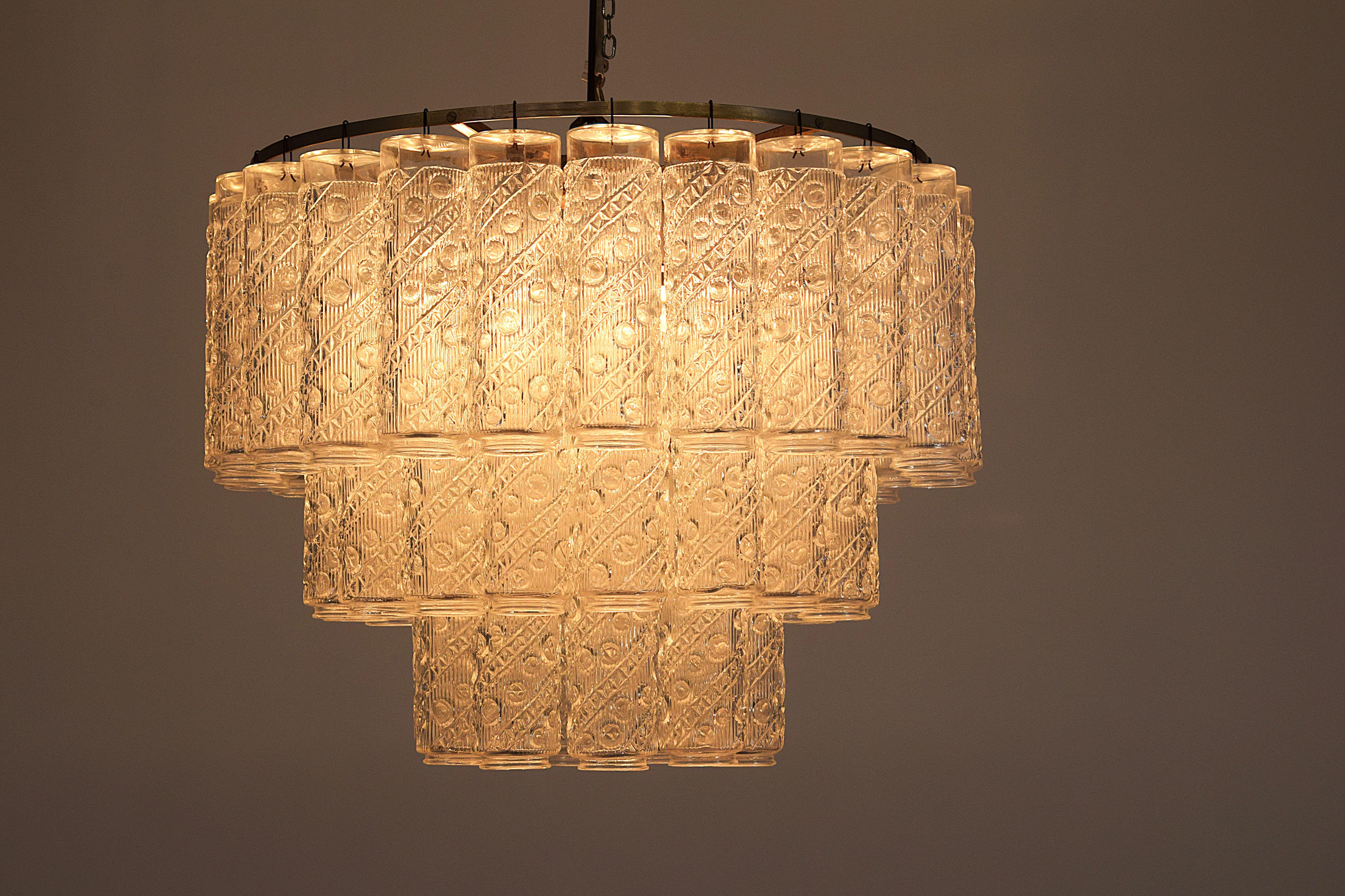 Italian Production - Chandelier , 1960 For Sale 4