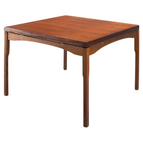 Italienische Produktion, Klapptisch aus Holz, 1960er Jahre im Angebot