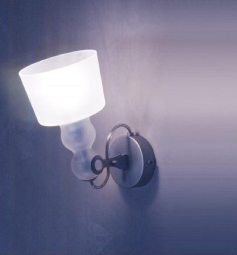 Italian Produzione Privata, Acquaparete Wall Lamp, UL For Sale