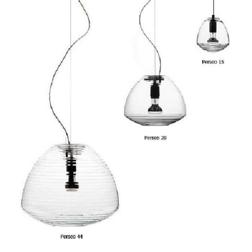 Italian Produzione Privata, Perseo 15 Pendant, White Satin For Sale