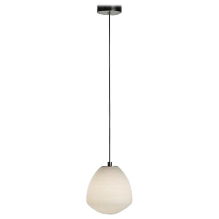 Produzione Privata, Perseo 15 Pendant, White Satin For Sale