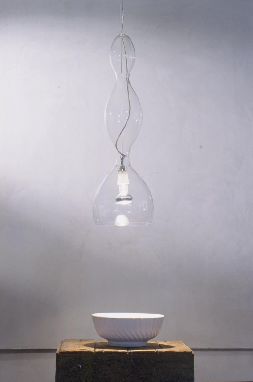 Trellissi Pendant

Design by Michele De Lucchi

Transparent Murano glass

Measure: 8.6