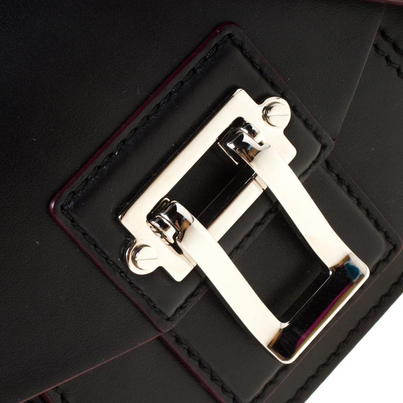 Proenza Black Leather Mini PS1 Mini Indigo Crossbody Bag 5