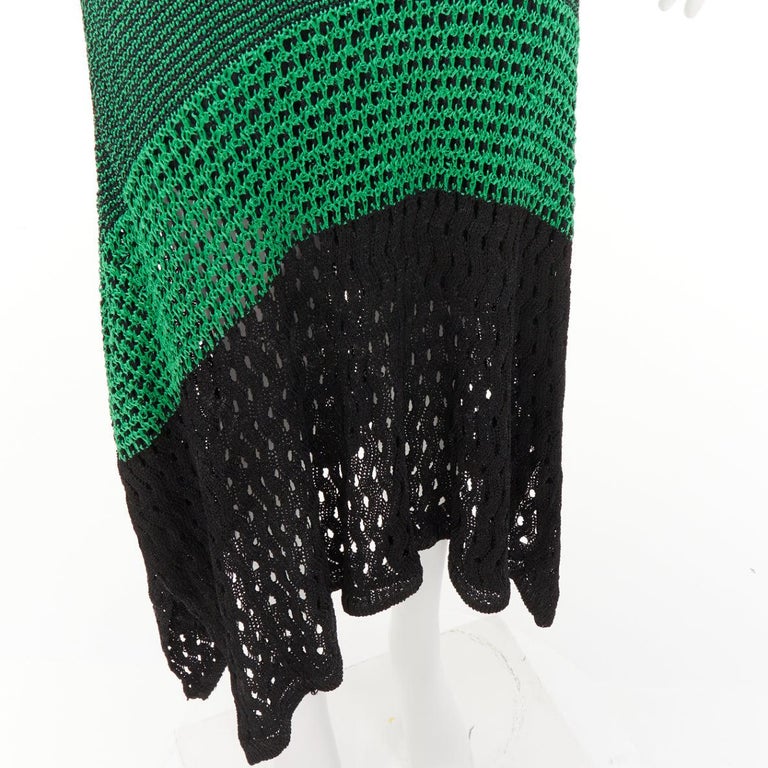 proenza schouler crochet knit dress PROENZA SCHOULER Crocheted Fringed Open-Knit Dress