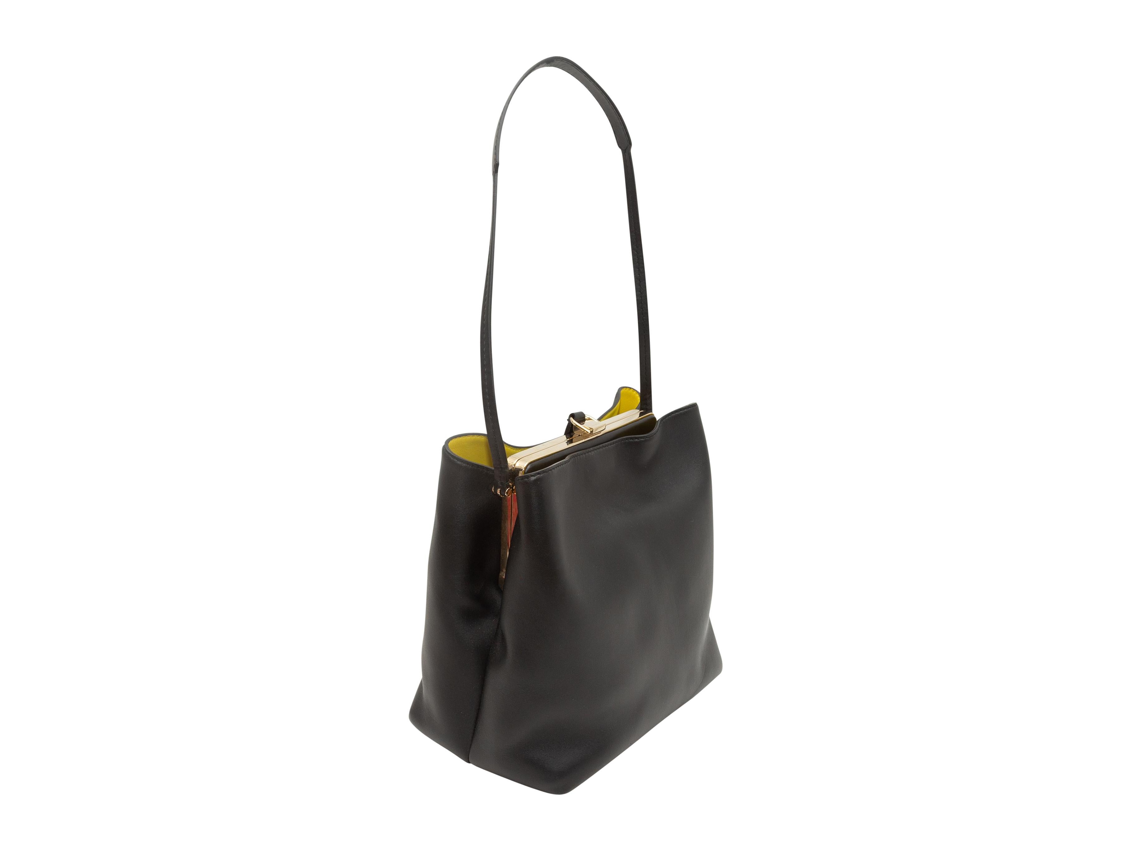 Proenza Schouler Black Black Leather Shoulder Bag 2