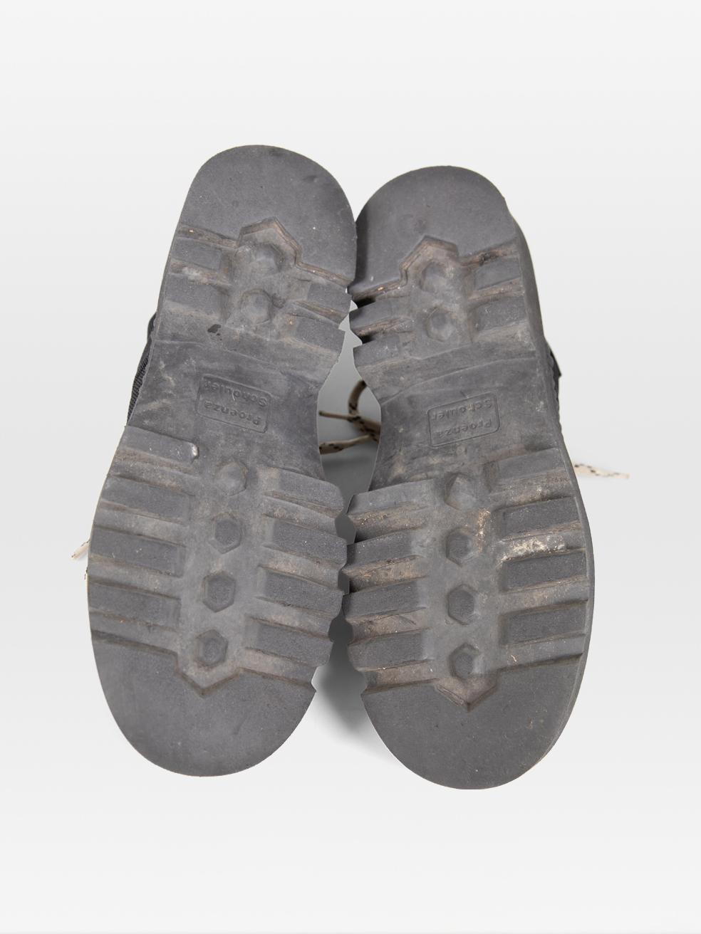 Proenza Schouler Zapatillas negras de caña alta talla IT 39 en Bueno estado para la venta en London, GB