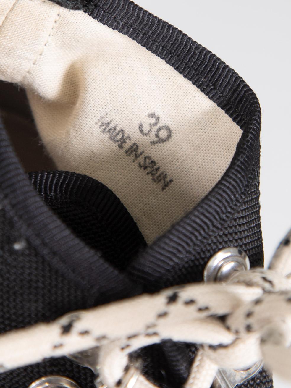 Proenza Schouler Zapatillas negras de caña alta talla IT 39 en venta 1