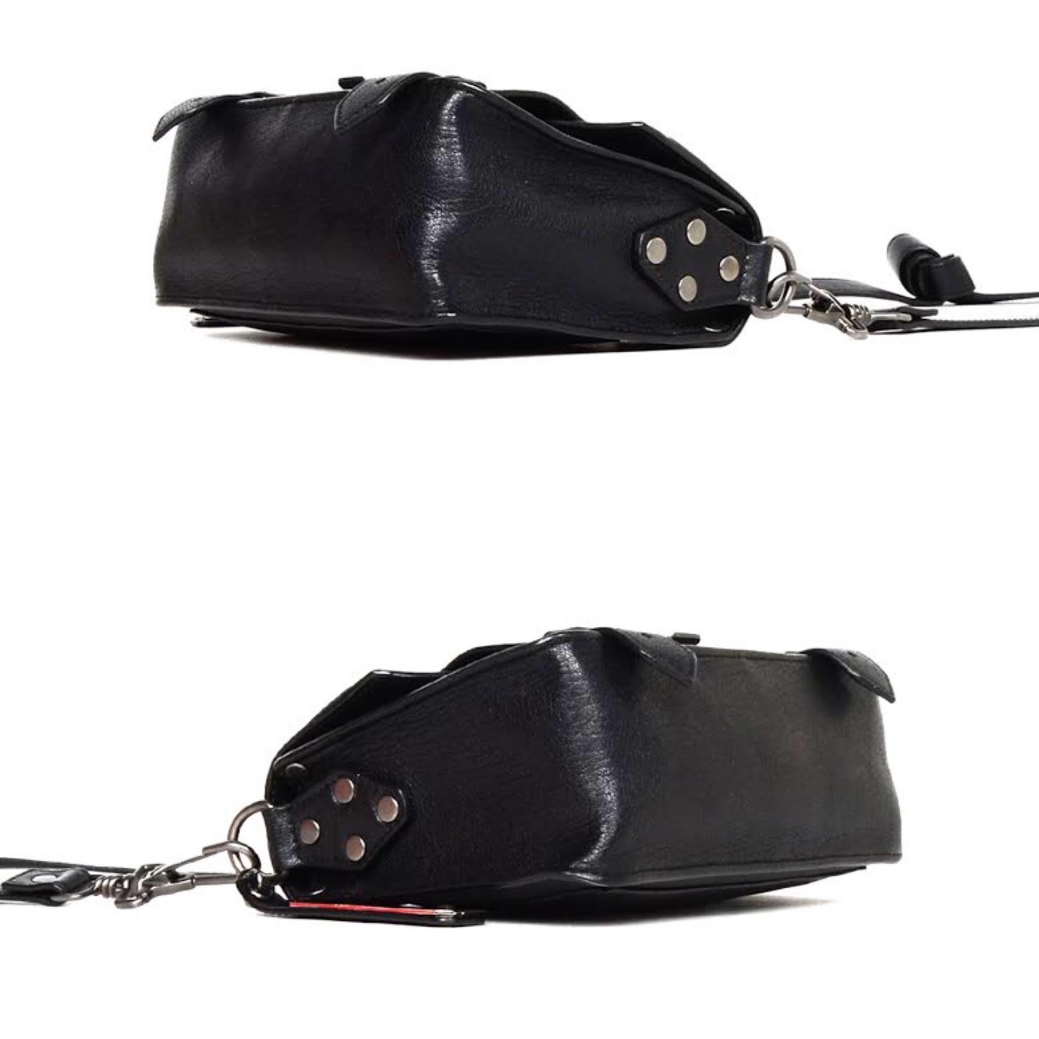 Women's Proenza Schouler Black Leather Mini PS1 Crossbody Bag